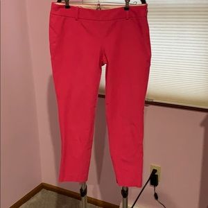 Pink Ankle Pants